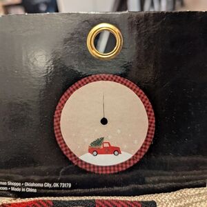 Red Plaid Christmas Tree Skirt